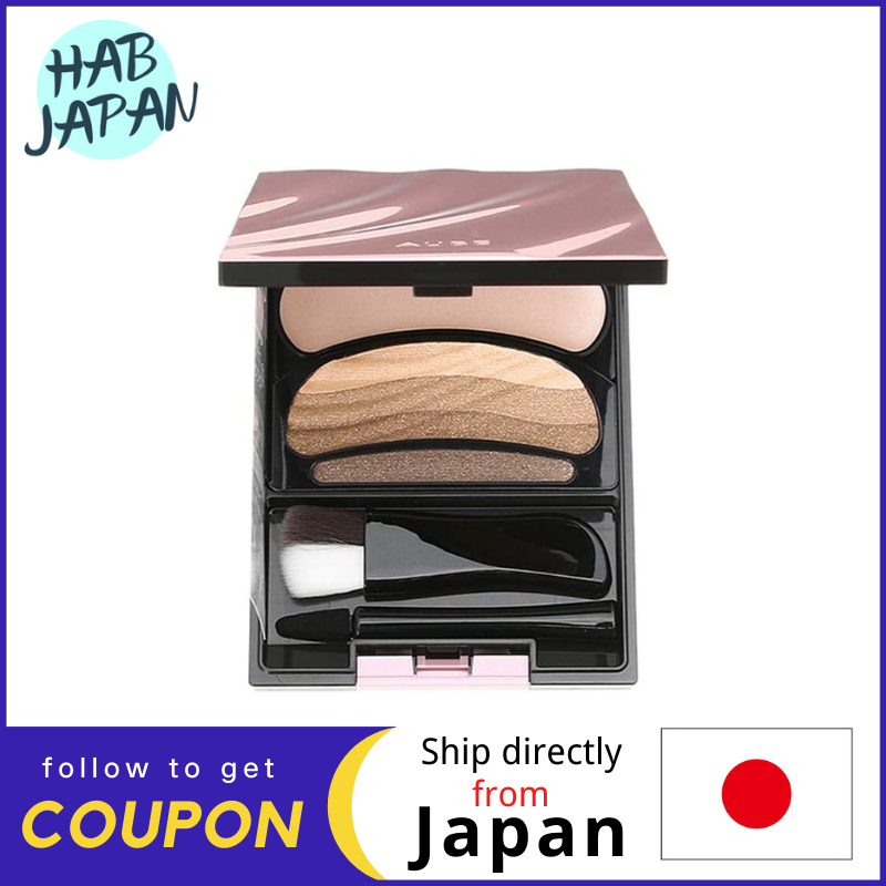Gambar Kao Sofina Orb Brush One Paint Shadow N Brush An eye shadow that determines a three color gradation with one coat?Ship directly from Japan?