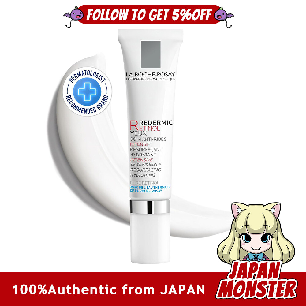 La Roche Posay Retinol Eyes Eye Cream Redamic R Eye Cream Sensitive Skin Sagging Anti-Aging Care Retinol Adenosine 15ml x 1 Japan