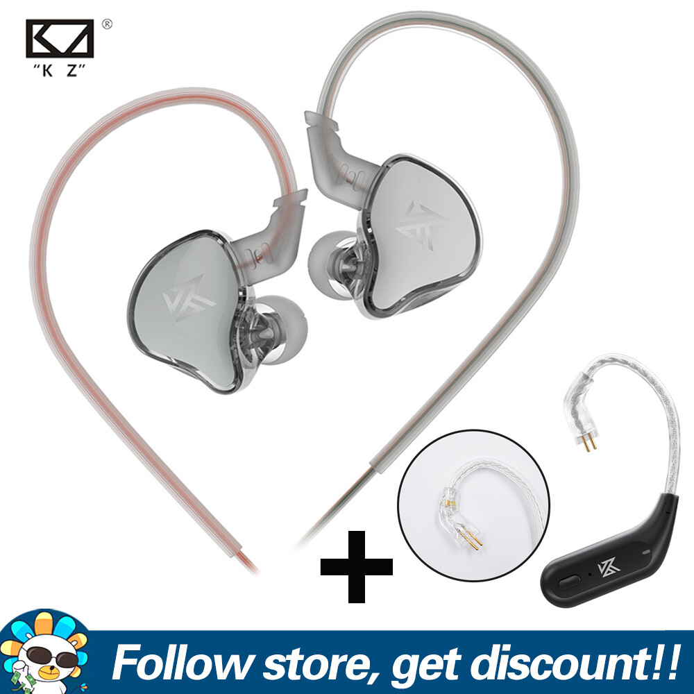 KZ EDCX In Ear Earphone Add KZ AZ09 HD Module Bluetooth 5.4 Dual Channel Monitor Cable Earphone Hook