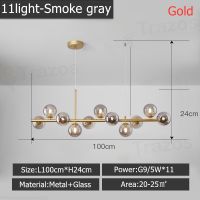 SUNMEIYI Modern Long  Ceiling Lights Dining Room Chandeliers Glass Ball Lampshade Light Over The Table Kitchen Office Pendant Lamp Home Decor Luminaires