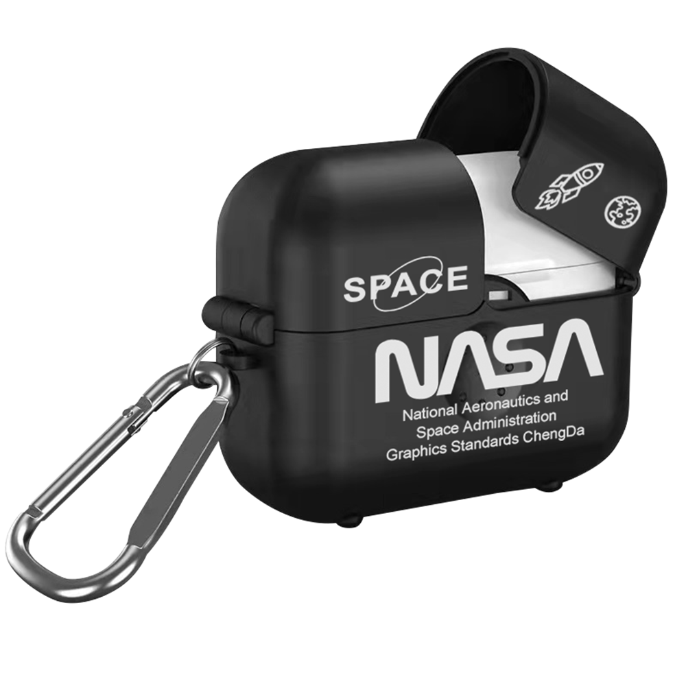Airpods Case Pro Hard Cover NASA Space Astronaut Charactor