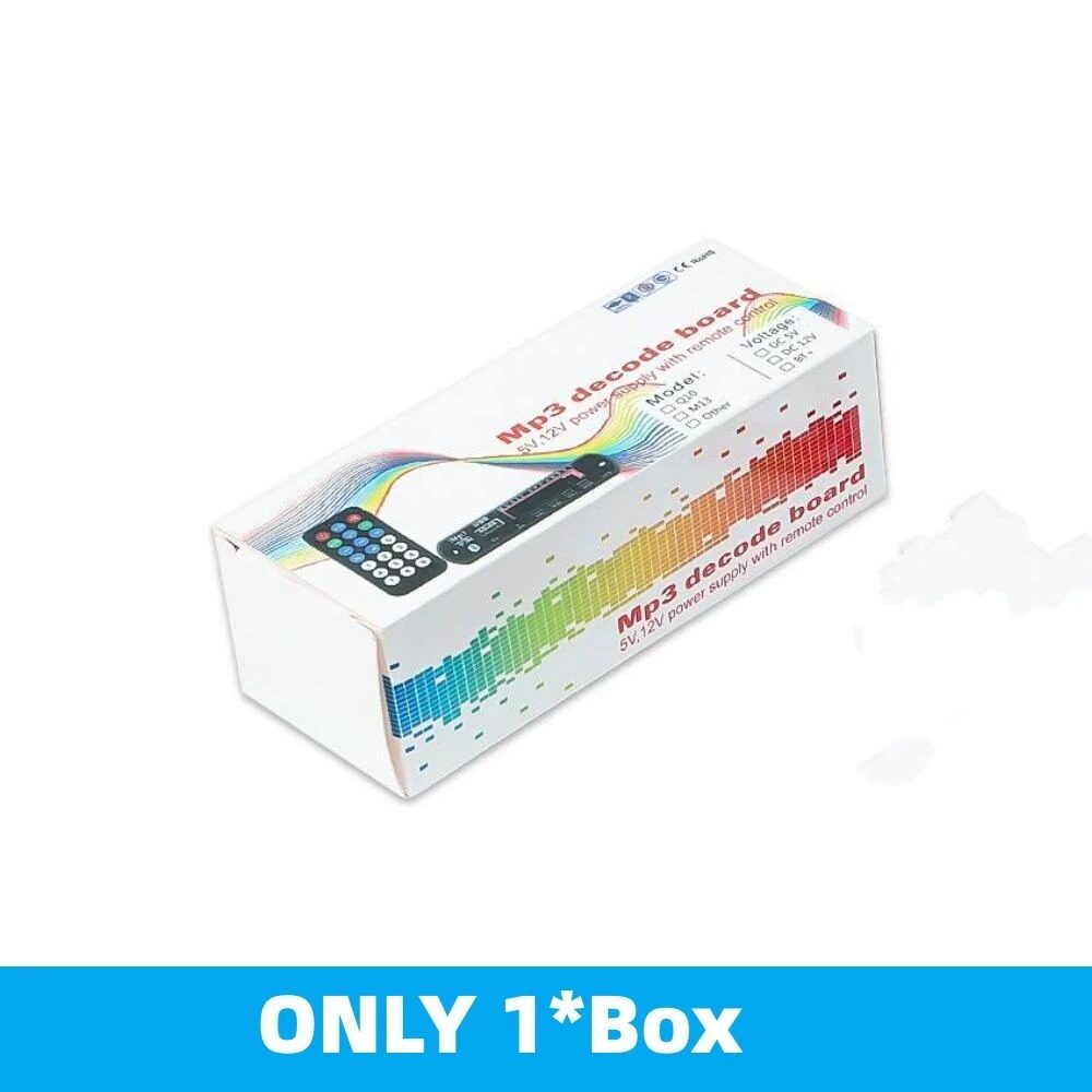 Aitemay 6V 12V 18V 50W khuếch đại bảng mạch giải mã MP3 Bluetooth 5.0 xe MP3 máy nghe nhạc USB ghi â