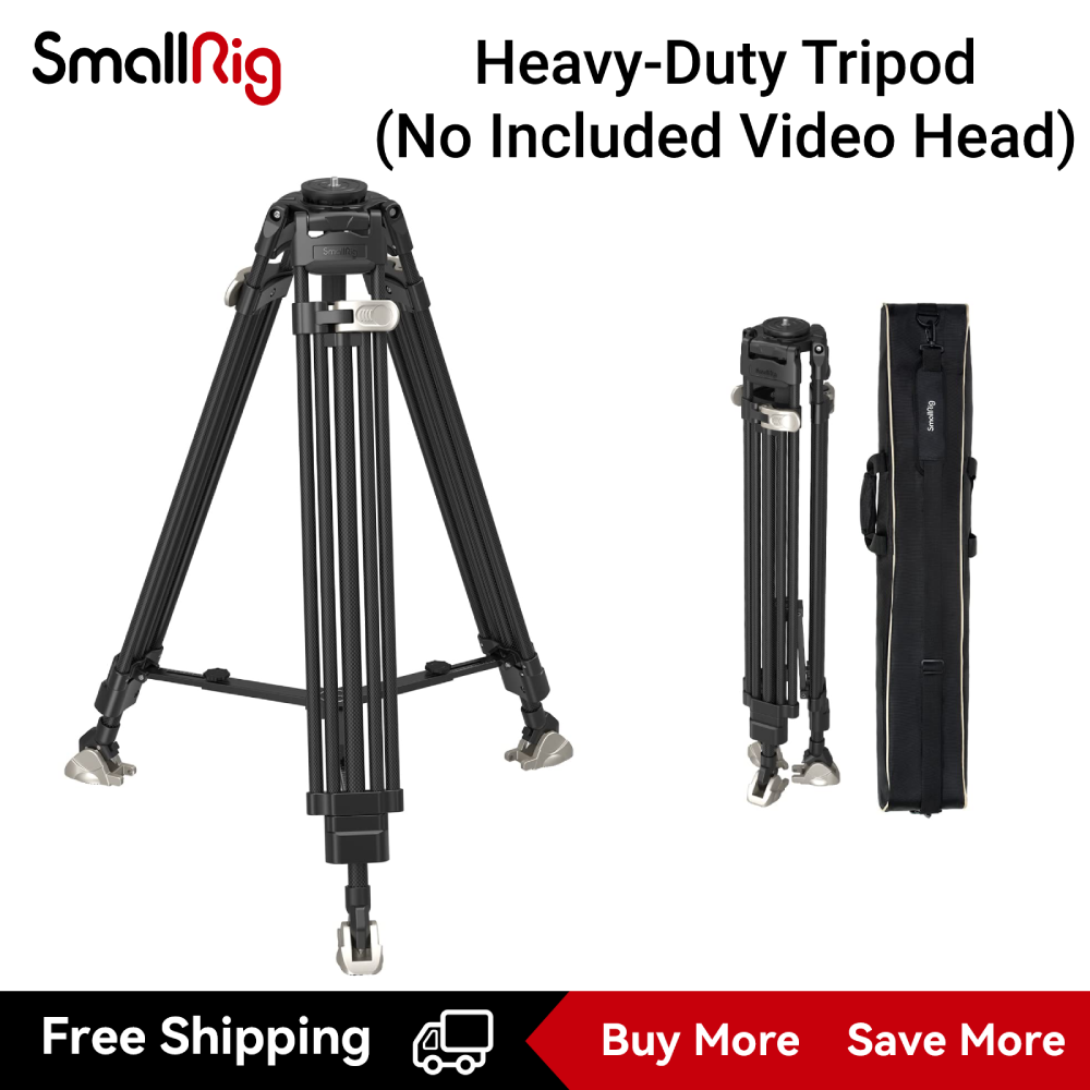 SmallRig Chuyên nghiệp Tripod máy ảnh Tripop Cây quay video Chân máy quay bằng sợi carbon Chân quay 