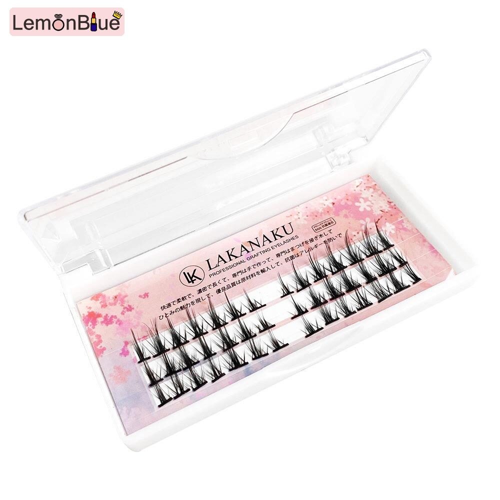 Gambar LemonBlue False Eyelashes Natural 3D Fluffy Eyelash Extensions Soft Segmented Eyelashes Natural Look False Eyelashes for Women Girls Curly False Eyelashes Natural Style Eyelashes Self adhesive Fake Eyelashes Wispy Fluffy Curly Fake Lashes