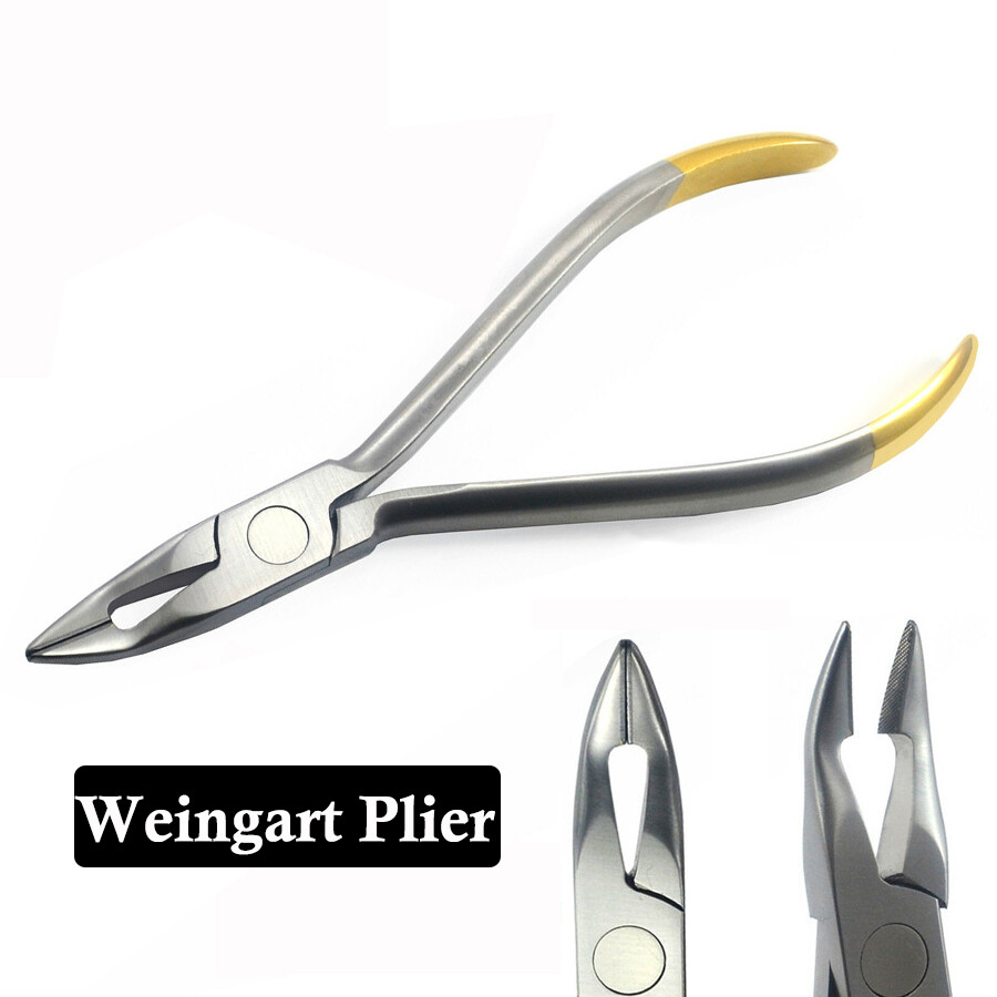 Slim Weingart Orthodontic Pliers - German Grade Stainless Steel Dental Instrument