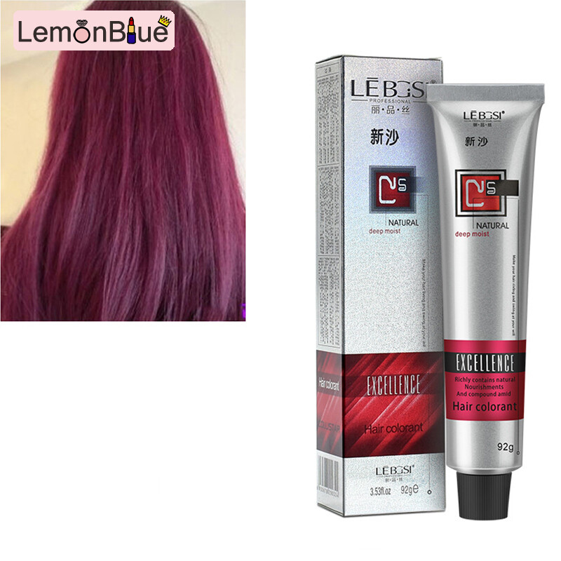 Gambar LemonBlue 1 Pcs Hair Tint Colorant Semi Permanent Long Lasing Hair Cream Color Dye Paint