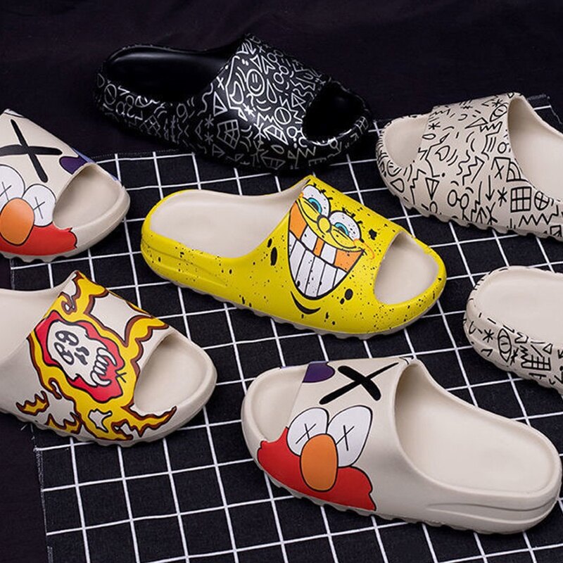 adidas yeezy slides spongebob