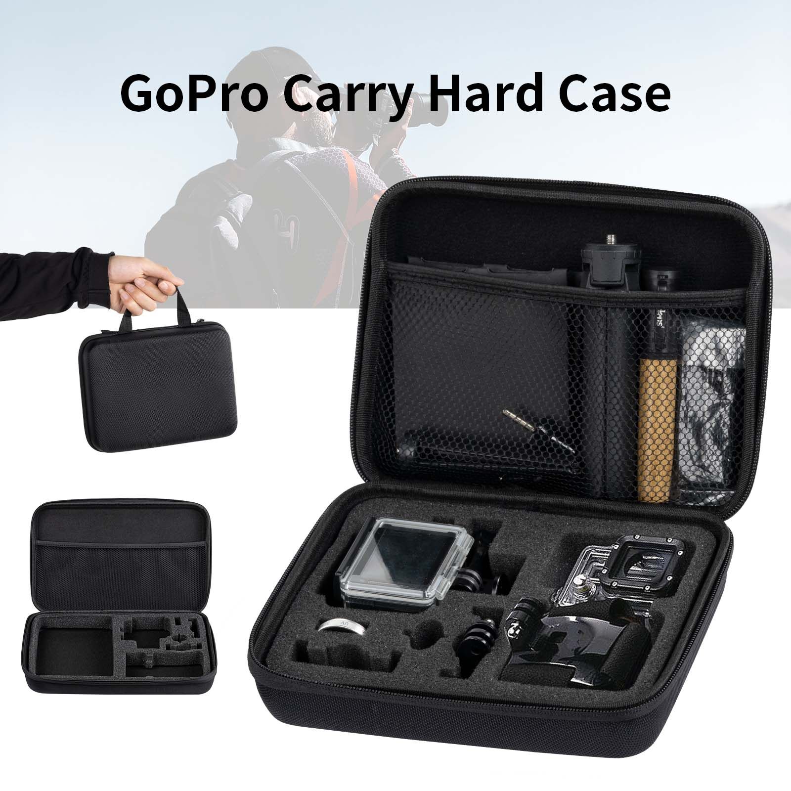 M/l du lịch chống sốc chống nước hộp lưu trữ mang theo túi bao camera gopro hero 8/7/5
