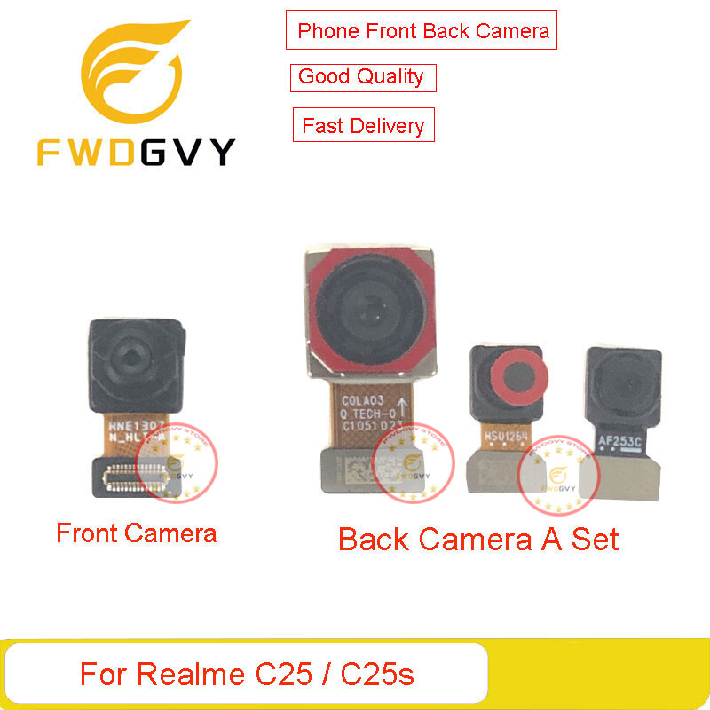 For Realme C25 C25s Front Camera Main Frontal Facing Back