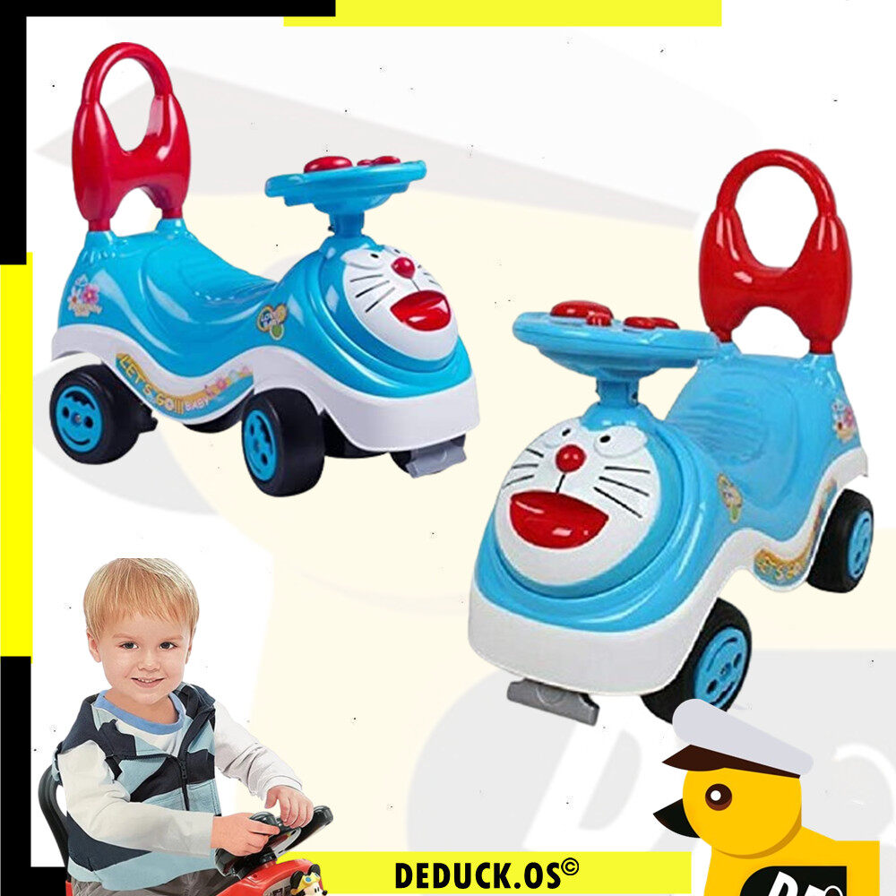 Doremon Car Cycle For Baby Doraemon Cartoon Baby Kids Ride-On Car