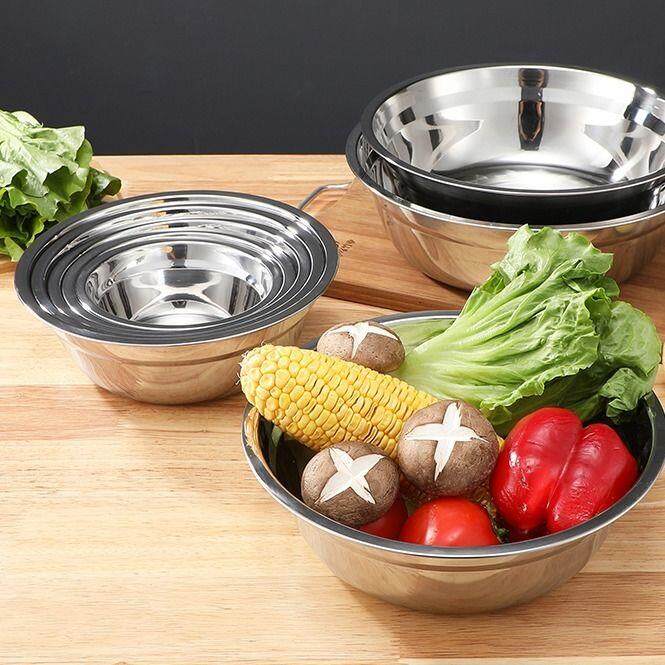 Gambar high quality stainless steel soup pot 34 iess stee soup si of iess stee soup ow h riow oode ow si tckg redy to cook dish ow of muti purpose sm ow ow