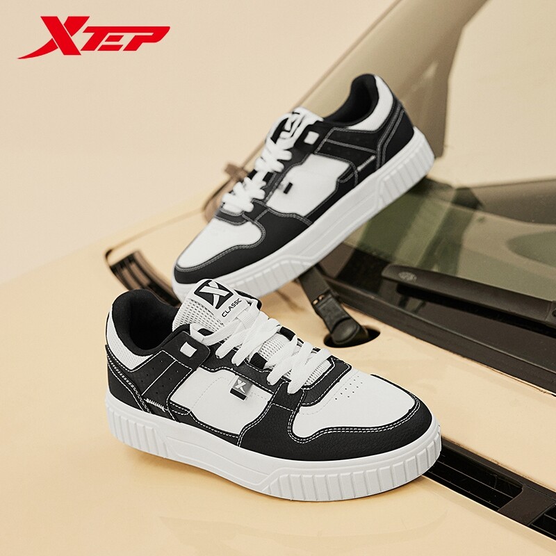 XTEP Women's Board Shoes Fashionable Outdoor Lightweight Sport Board Shoes 876318310013 ราคา 1,225 บาท*ส่งฟรี