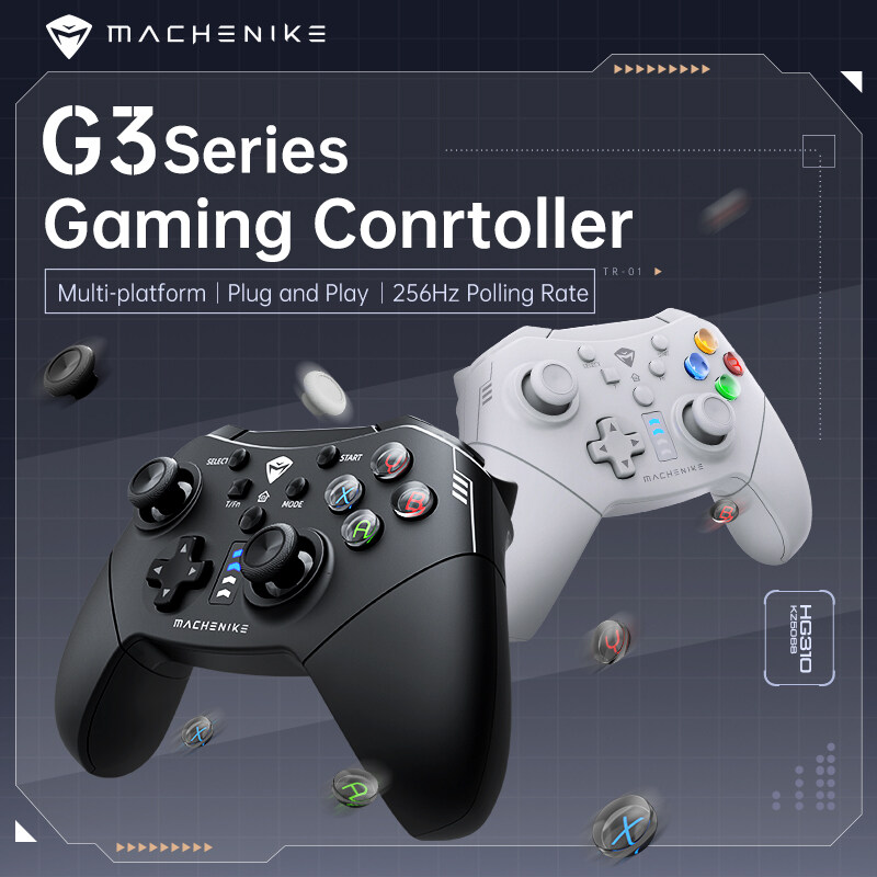 Machenike G3 Bộ điều khiển trò chơi Bảng điều khiển trò chơi Đèn nền Nút