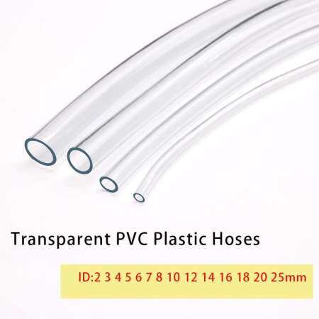 Flexible Transparent PVC Water Pump Hose - Various Sizes Available