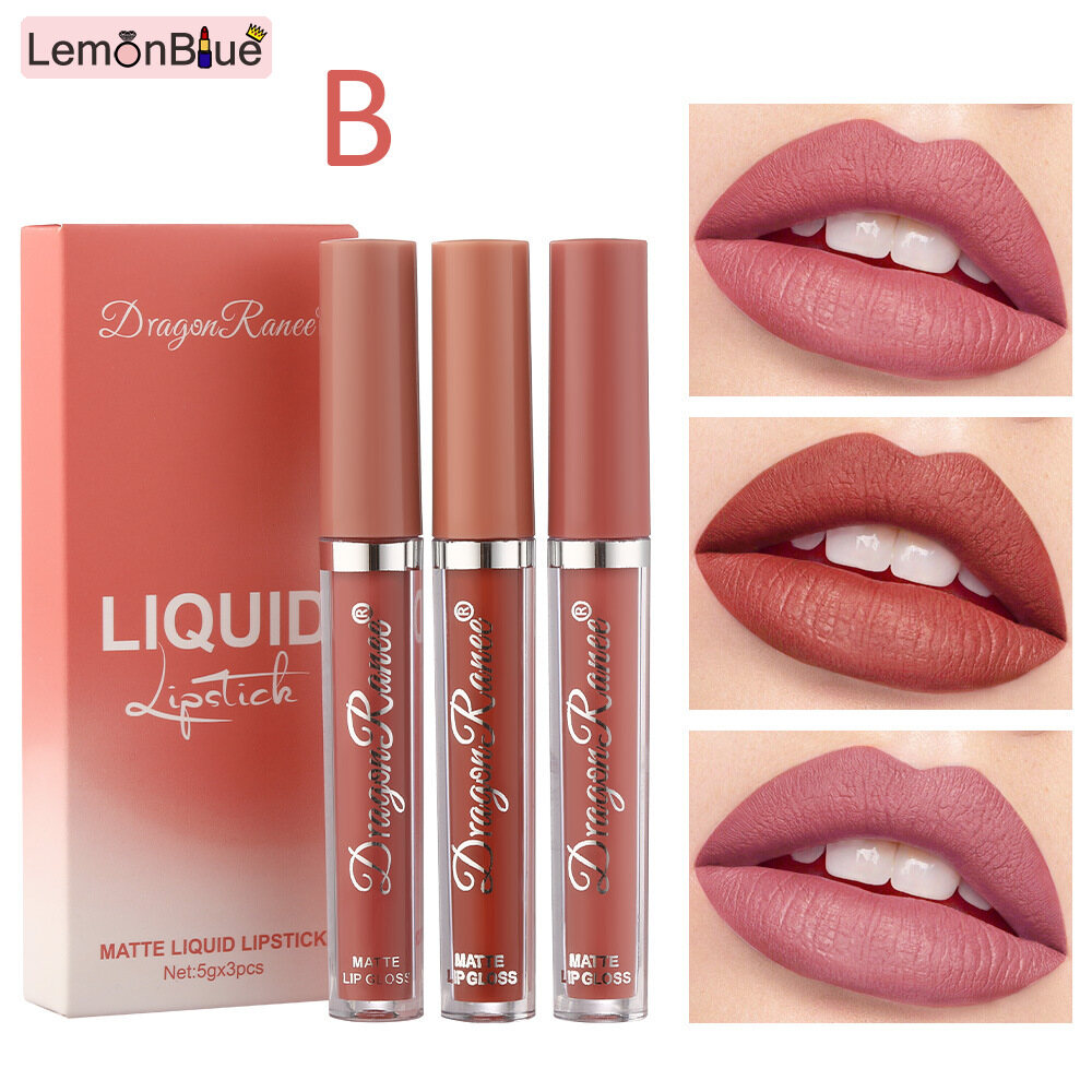 Gambar LemonBlue Lipstick Set Long Lasting Nonstick Cup Waterproof Lip Tint Makeup Cosmetics Kit Lipstick Set Long Lasting Nonstick Cup Waterproof For Girl Women Long Lasting Nonstick Cup Waterproof Lip Tint Makeup Cosmetics Kit