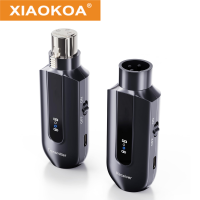 Hệ thống truyền không dây xiaokoa máy thu máy phát không dây 2.4GHz máy phát không dây XLR để micro ngưng tụ linh động để bộ trộn âm thanh và hệ thống PA