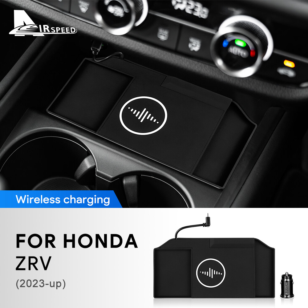 For Honda ZRV 2023 USB Car Wireless Fast Charger Pad Car Wireless Charging Pad 15W Automobile Accessories ราคา 634 บาท*ส่งฟรี
