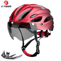 X-TIGER Cycling Helmet Night Safety Helmets With Warning Light Bike Helmet USB Rechargeable light Bicycle accessories