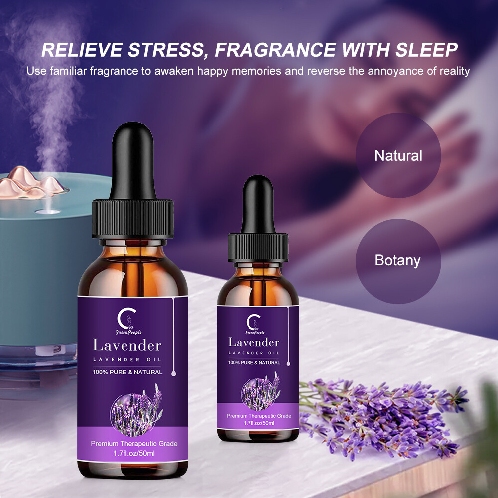 Gambar GreenPeople New Scar Repair Skin Essential Oil Lavender Essence Skin Care Natural Pure Remove Acne Stretch Marks Scar Removal