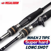 Megalodon 2020 Fishing Rod: Super Hard, Long Shot, Carbon Fiber