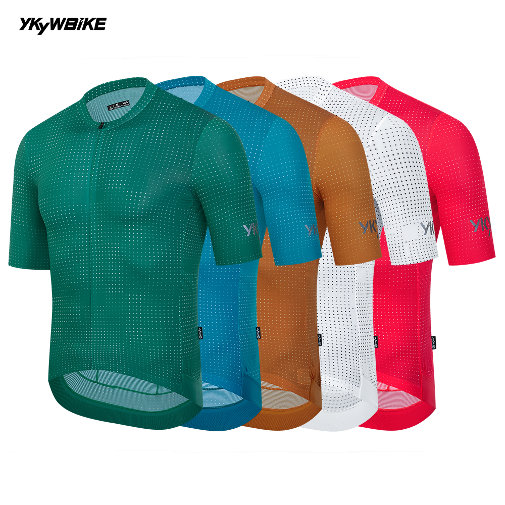 YKYWBIKE Unisex High Elasticity Breathable Cycling Jersey Road Bike MTB Sports Bicycle Short Sleeve ราคา 1,260 บาท*ส่งฟรี