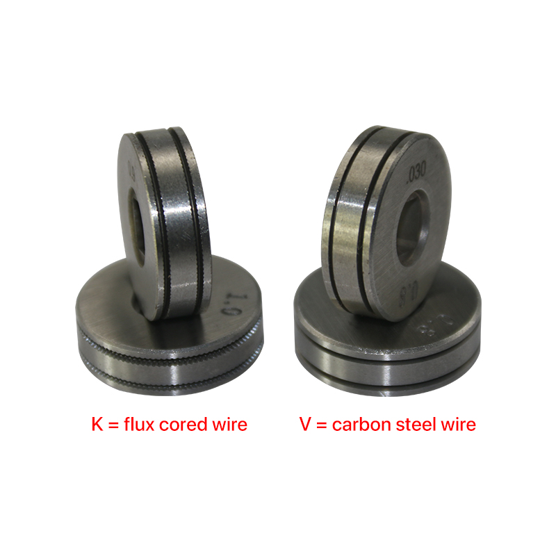 Con lăn bánh nạp dây máy hàn mig kích thước kép 0.8mm 1.0mm 1.2mm máy cho ăn dây hàn