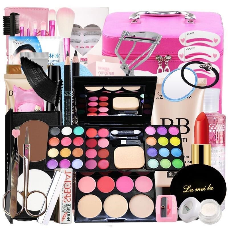Gambar Student Children s Day Cosmetics Full Set Kindergarten Makeup Show Eyeshadow Box Girl Tools Professional