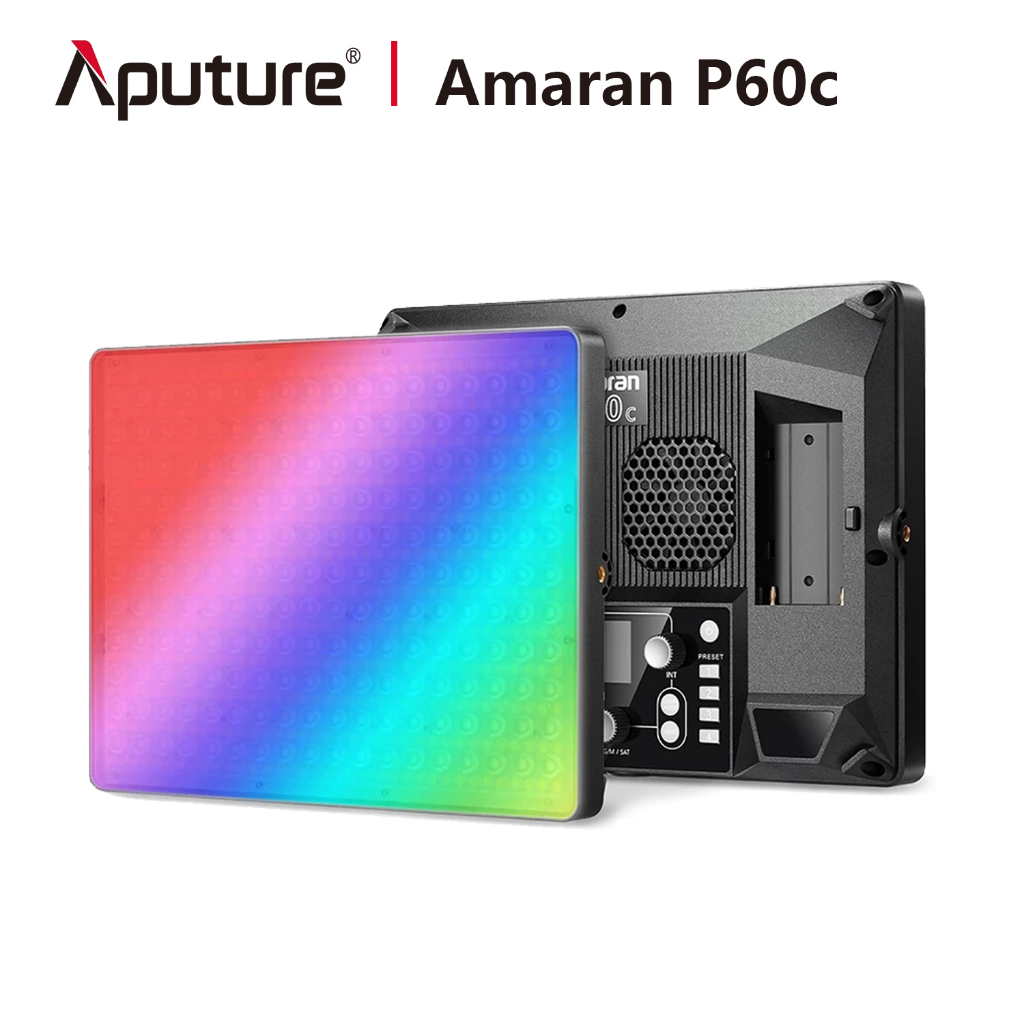 Aputure Amaran P60C LED Panel 2500-7500K Full-Color RGB 60W Photography Light For Short Video Shooting ราคา 13,355 บาท*ส่งฟรี
