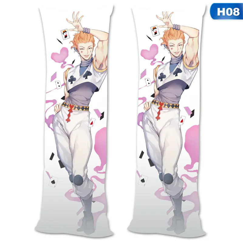 Japanese Anime Hunter X Hunter Hisoka Csai Male Hugging Body Pillow Cover Case Bedding Pillowcases Peach Skin Cushion Cover Home Decor 50x137cm 19 7 X54 Lazada Ph