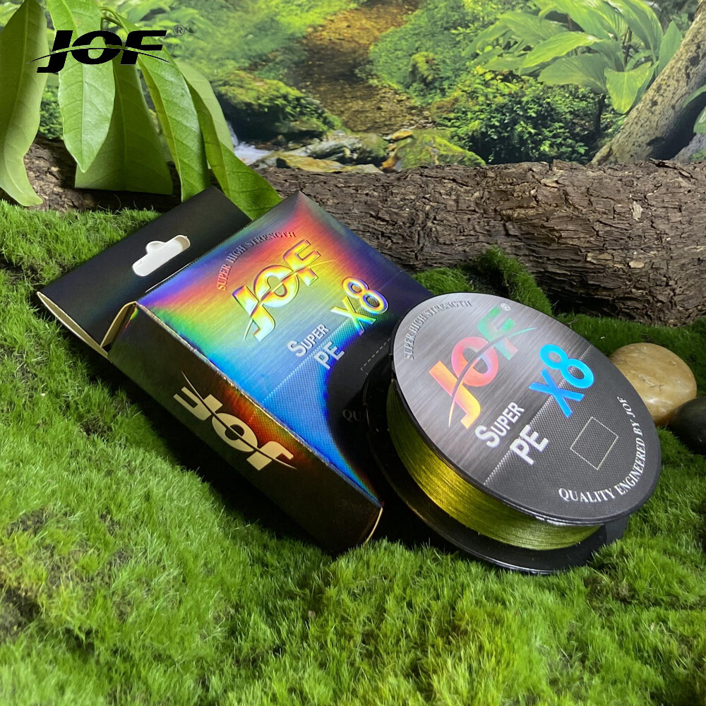 JOF Braided Fishing Line 8 Strands 150M 300M Japanese Multifilament Sea Spinning Super Strong Durable Woven Thread Pesca ราคา 89 บาท*ส่งฟรี