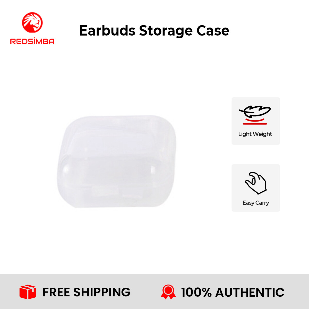 REDSIMBA Storage Case For Silicone Ear Tips ราคา 100 บาท*ส่งฟรี