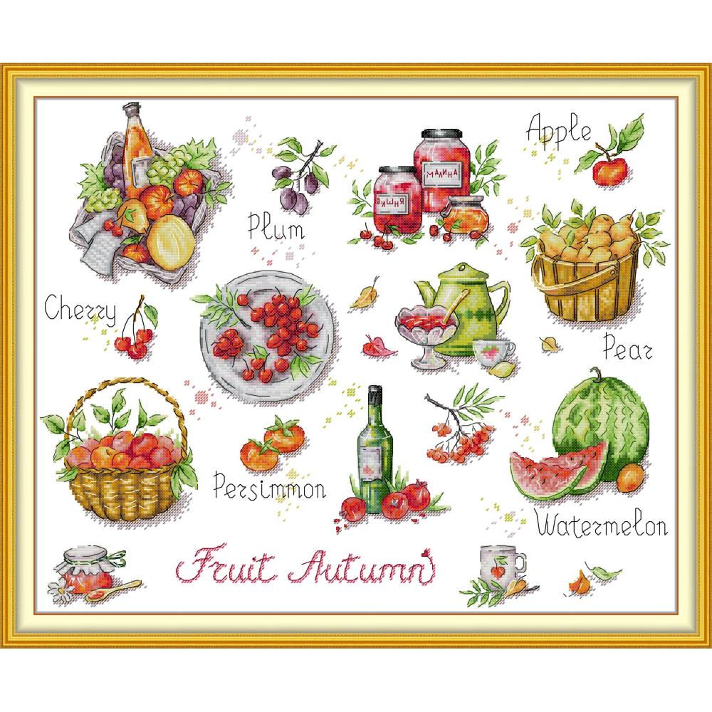 Bộ dụng cụ thêu thủ công chủ nhật vui vẻ Cross Stitch bộ hoàn chỉnh lớn hóa đơn Vẹt patten pre-in trên vải tự làm sợi bông vá nhà khách trang trí tường phòng 11CT 14ct