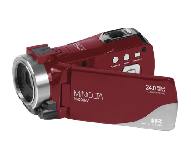 Máy quay tầm nhìn ban đêm Độ nét cao hoàn chỉnh Minolta mn220nv với thu