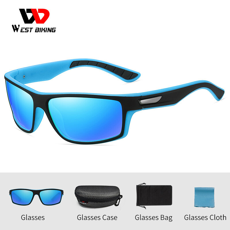 WEST BIKING Cycling Sunglasses Ultralight Shades Men Women Polarized Glasses Road Bike Eyewear UV400 Outdoor Sports Accessories Sunglasses ราคา 246 บาท*ส่งฟรี