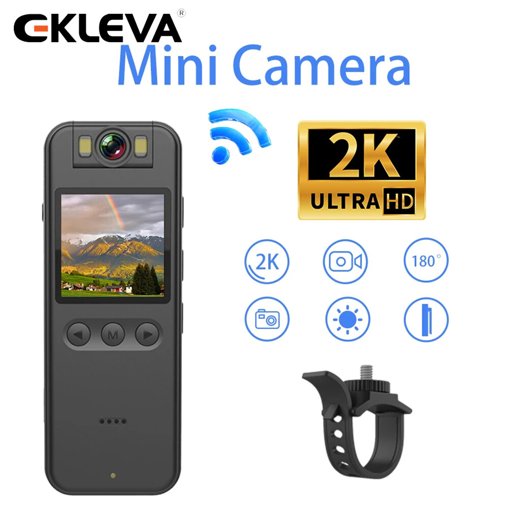 Ekleva Chất Lượng Cao 2K Máy ảnh Mini Bí Mật Camera quan sát ban đêm Wifi Thông Minh ngoài trời cho nhà ở Máy ghi nhận chuyển động Phim Máy Ảnh Cơ Thể Cam