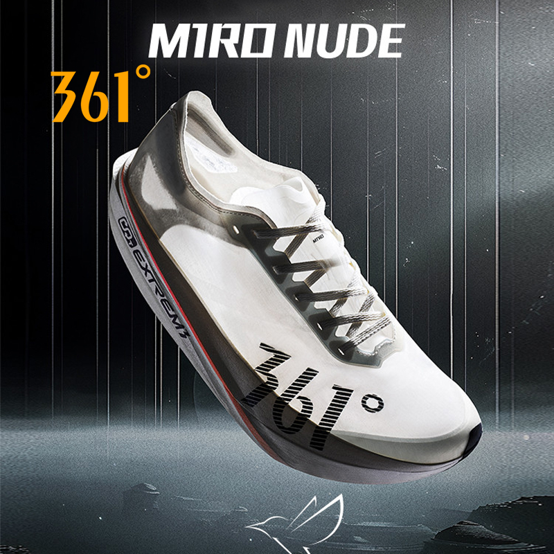 361 Degrees Miro Nude Miro99 Running Shoes Professional Marathon Carbon Plate Running Shoes Lightweight Racing Sneakers 672432237F ราคา 7,015 บาท*ส่งฟรี