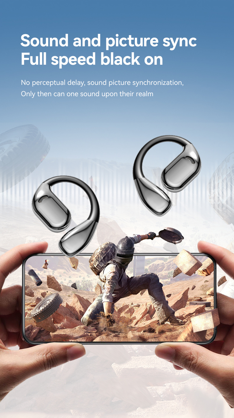 Mixtone Open Ear Bluetooth Headphones Wireless Earbuds Sports Hifi_voghion.com