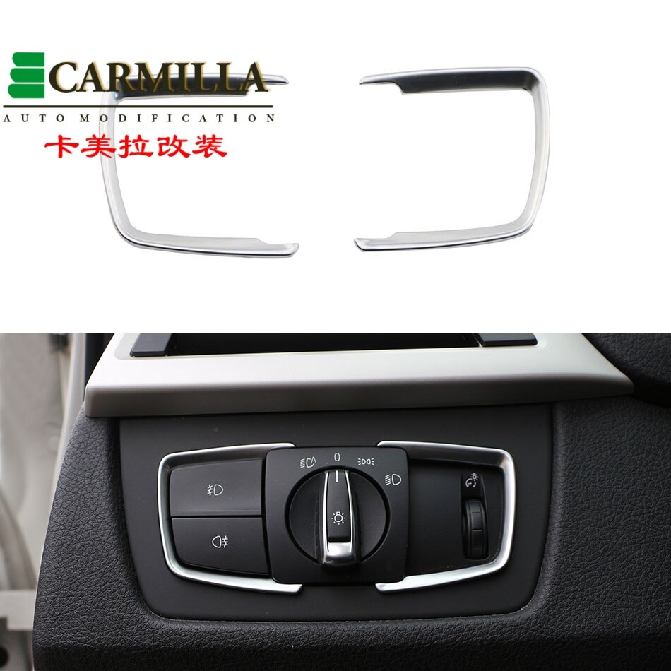 ABS Đèn Pha Ô Tô Điều Chỉnh khung chuyển đổi miếng dán trang trí phù hợp cho BMW 1 2 3 4 loạt F30 F31 F32 F34 F20 F21 F36 X5 F15 X6 F16