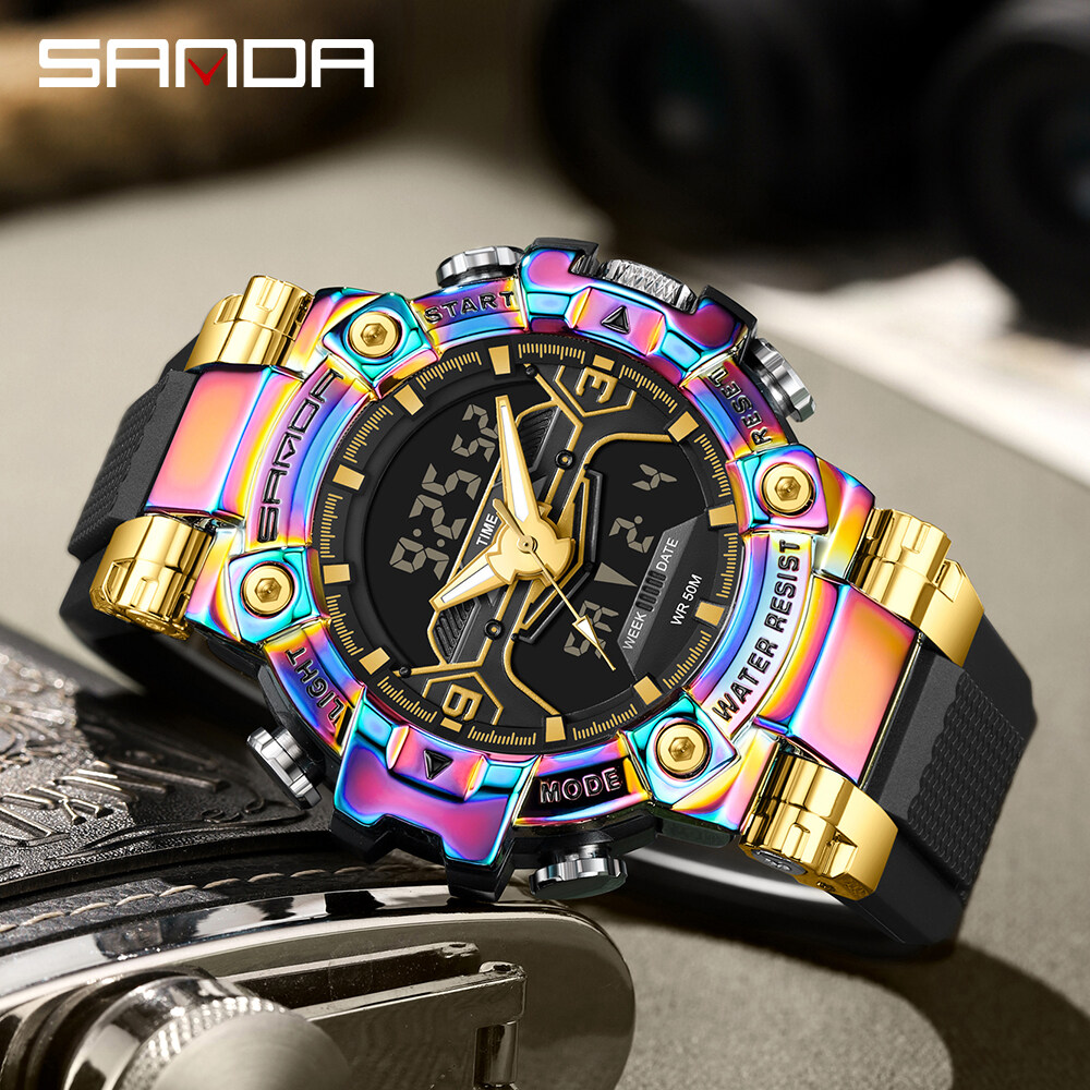 SANDA Top Brand Luxury Men s Military Sport Watches Waterproof Fashion