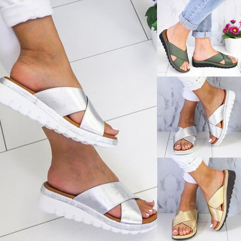 Women's Sandals Women Beach Shoes Japanese Toe Correction flat Sandals Tip  Toe Anti Slip Slippers | Lazada PH
