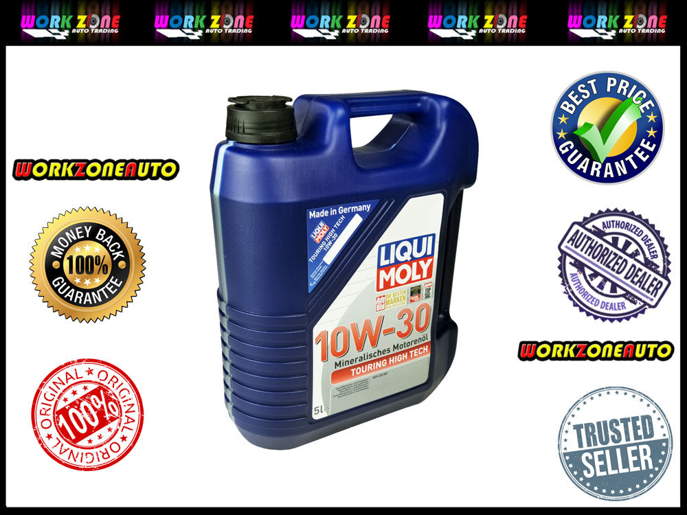 Old Stock Clearance Liqui Moly Touring High Tech 10W-30 10W30 Mineral Engine Oil 5L
