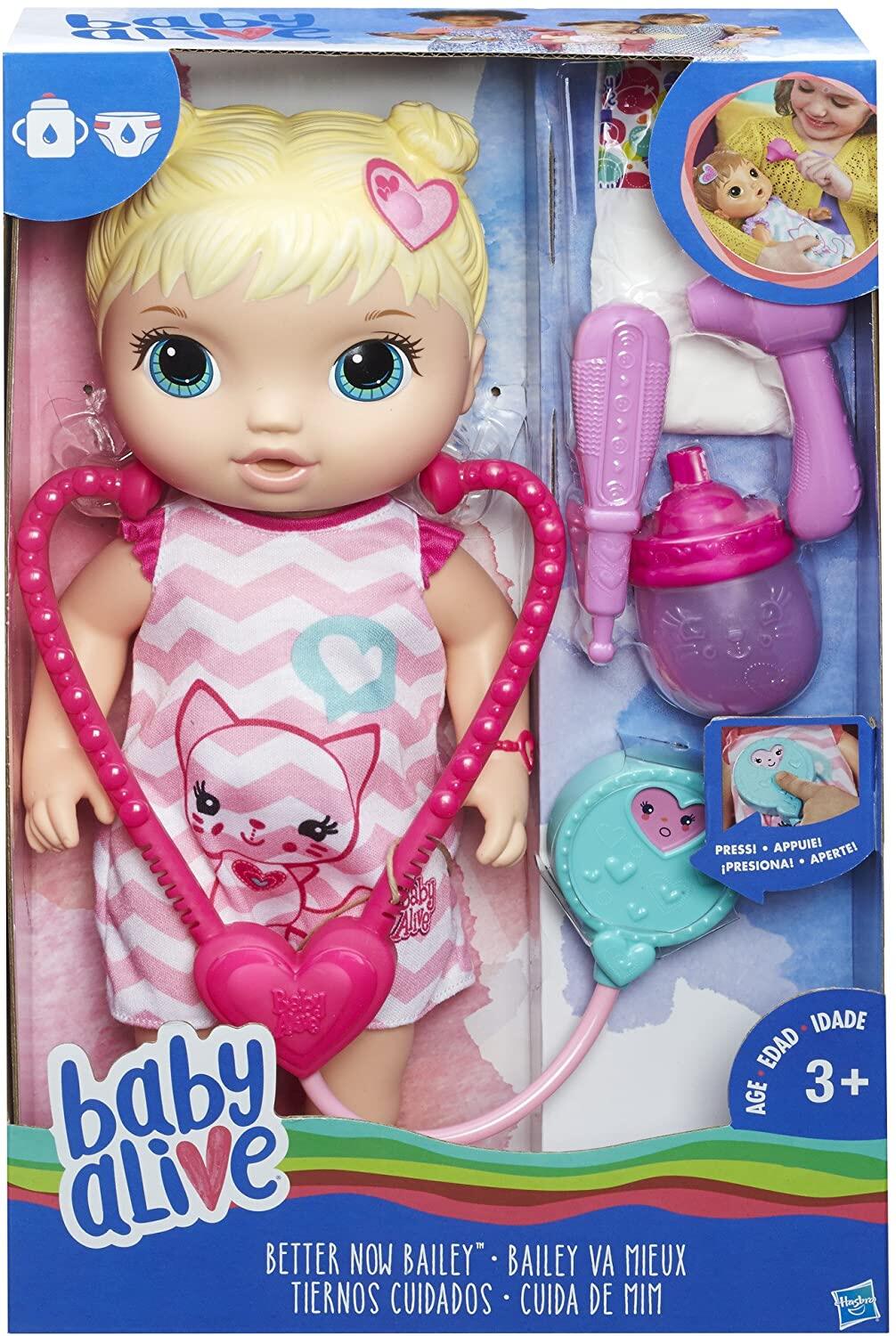 Baby Alive Better Now Bailey Blonde Hair Doll B5158