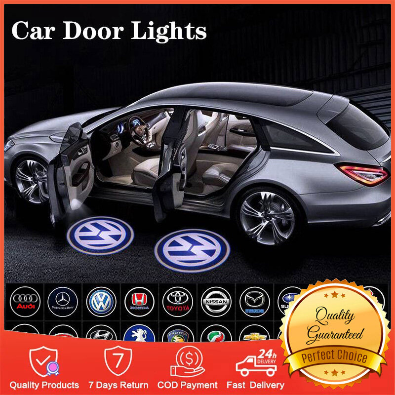 2 chiếc Bộ dụng cụ đèn Logo đèn Chào mừng Máy chiếu LED chiếu hình Logo đèn cửa xe đèn chiếu bóng gắn cửa cho peromua Proton