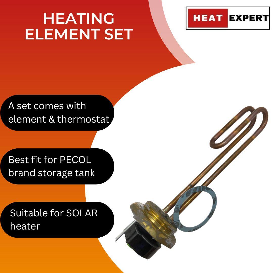 Heating Element u0026 Thermostat for Pecol water tank and Solar System (1 Set)  | Lazada