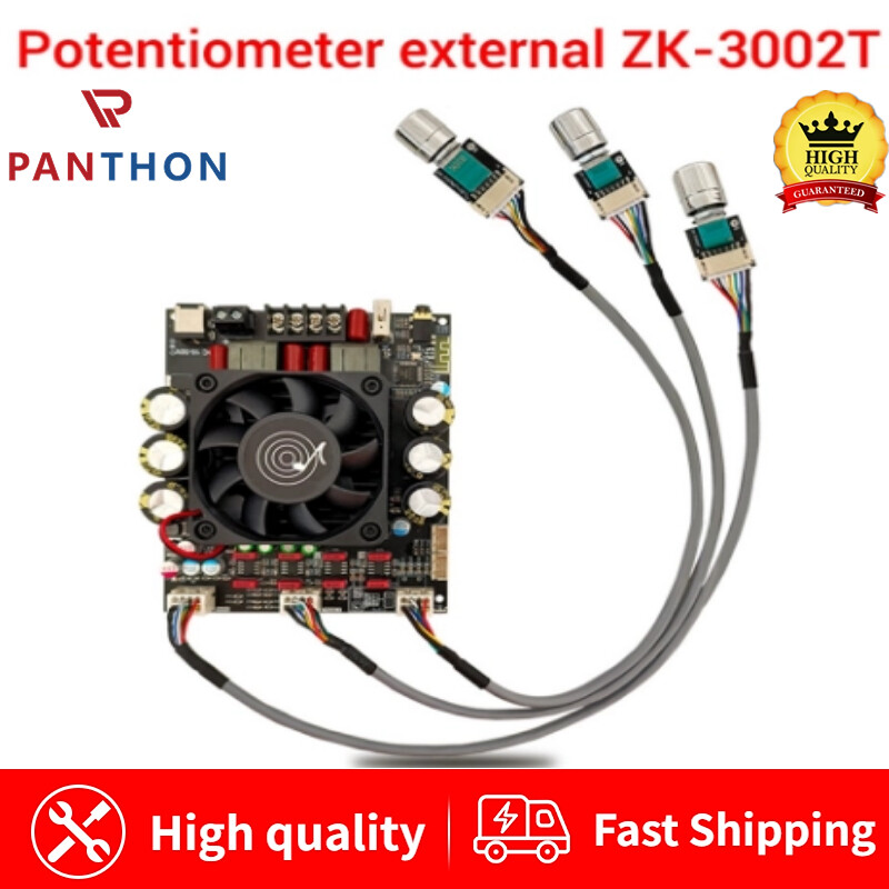 【】💕Hàng sẵn có🎉】Panthon ZK-3002T bảng Bộ khuếch đại kỹ thuật số Bluetooth 2.0 âm thanh nổi 300W + 30