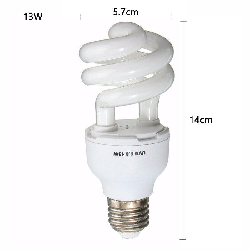 Bò sát UVB 5.0 10.0 bóng đèn cho rùa thằn lằn rắn lguanas nhiệt canxi bóng đèn đèn tiết kiệm năng lượng bò sát mọng nước E27