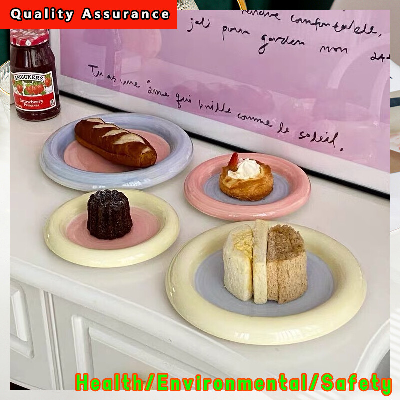 Gambar Dudu Plate High value Breakfast Plate Jewelry Plate Afternoon Tea Dessert Plate High end Sense