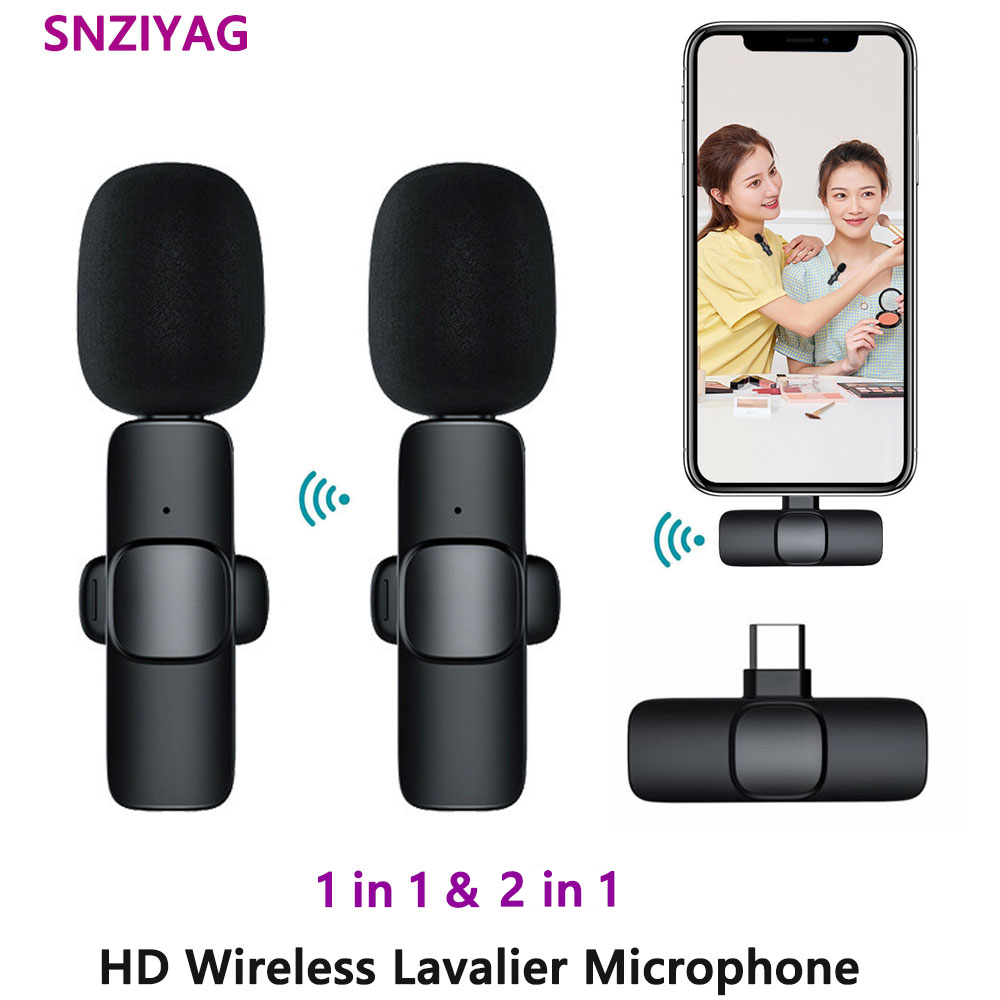 Y22 micro cài áo không dây mới micro ghi hình âm thanh di động cho ios android máy ảnh điện thoại trò chơi trực tiếp