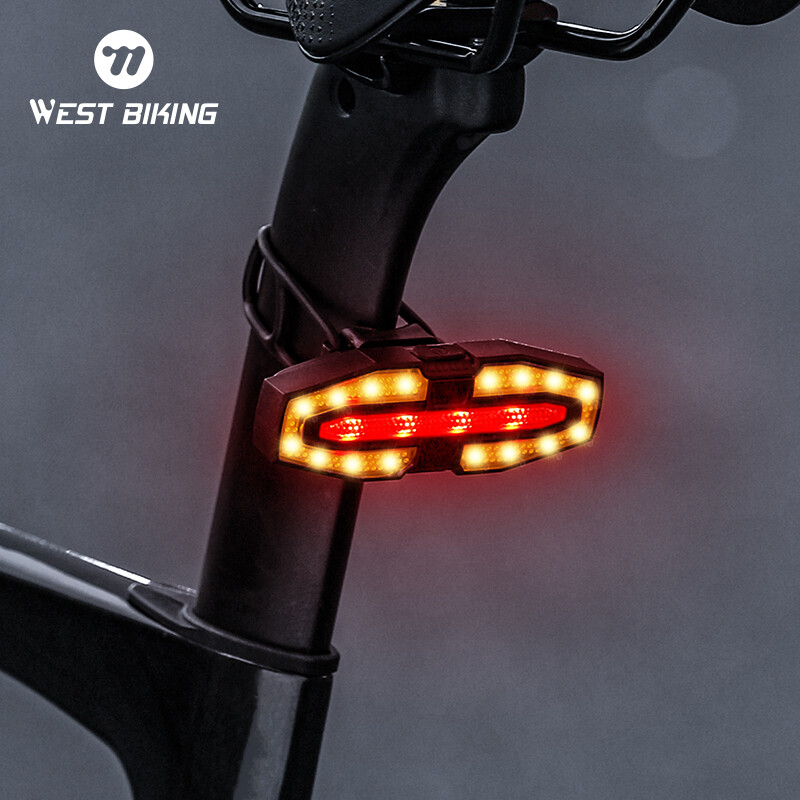 Tây đi xe đạp điều khiển từ xa tín hiệu báo rẽ Đèn Xe Đạp MTB Directional Xe đạp LED đèn hậu có thể sạc qua USB đi xe đạp đèn hậu