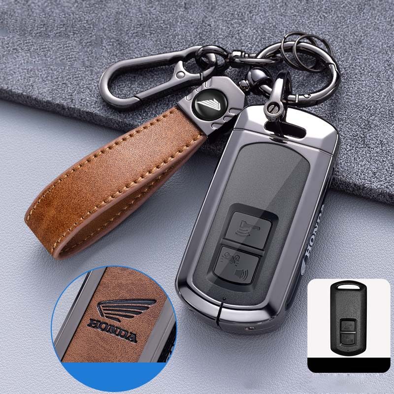 Da xe vỏ bọc chìa khóa cho honda vario 125 bấm vào 150 vario 150 air blade 150 keybox phụ kiện móc khóa
